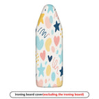 1-Piece Star Heart Pattern Abstract Shapes  Ironing Board Cover, Universal Size, Without Board