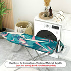 1-Piece Tropical Leaves Floral Pattern Decorative  Ironing Board Cover, Universal Size, Without Board