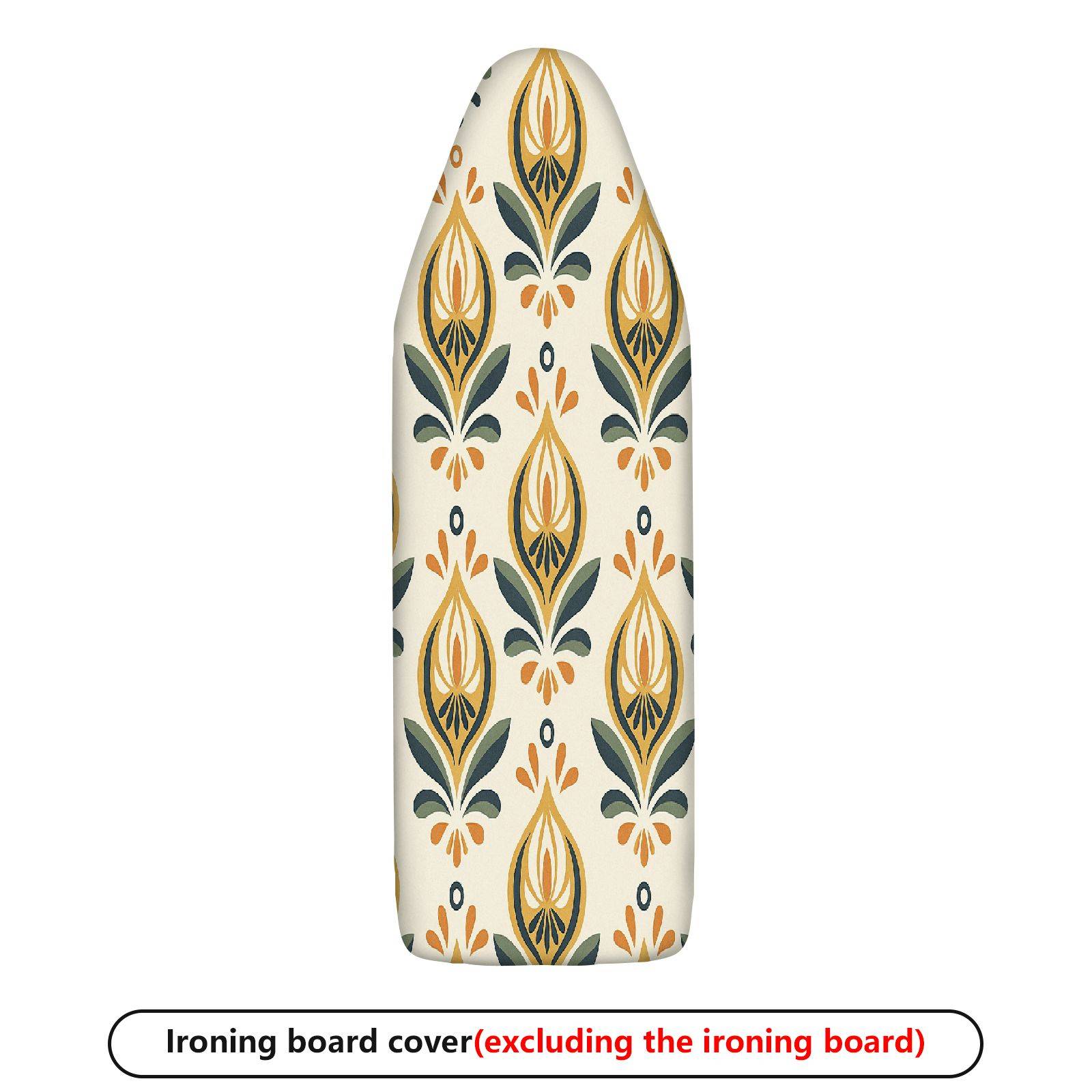 1-Piece Iron Art Floral Retro  Ironing Board Cover, Universal Size, Without Board