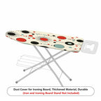 1-Piece Retro Modern Geometric Circles  Ironing Board Cover, Universal Size, Without Board
