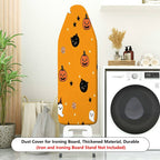 1-Piece Halloween Pumpkin Cat Ghost  Ironing Board Cover, Universal Size, Without Board