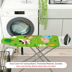 1-Piece Animal Farm Green  Ironing Board Cover, Universal Size, Without Board