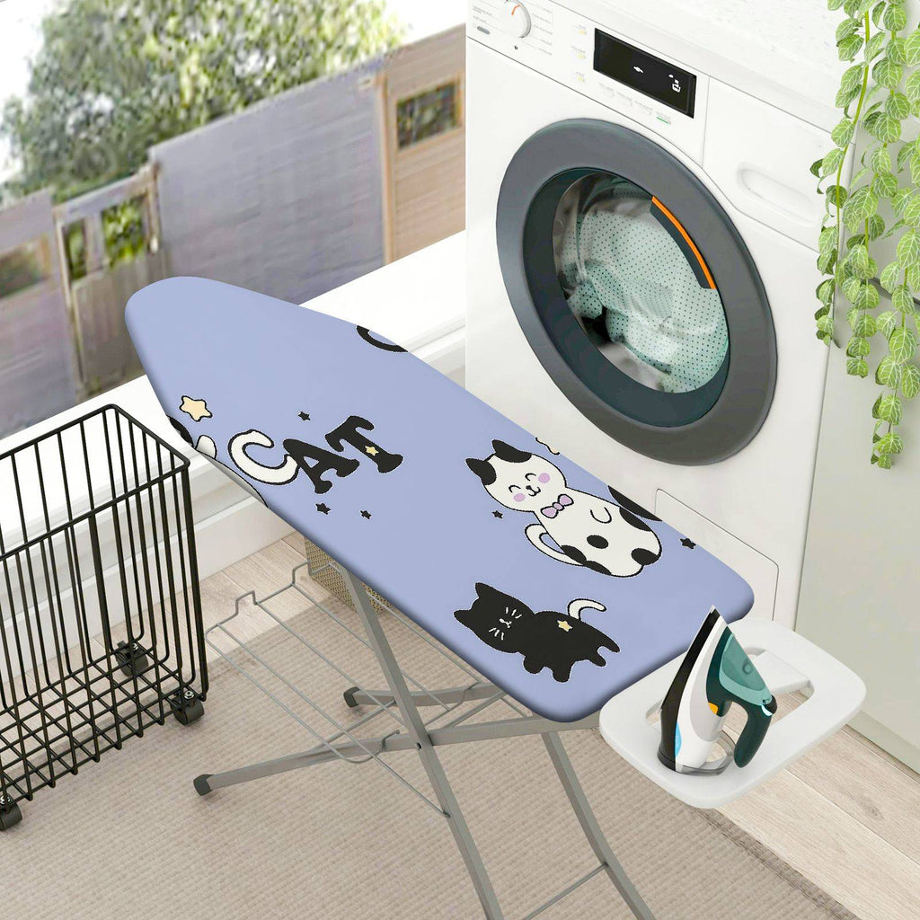 1-Piece Cat Dog Star Moon  Ironing Board Cover, Universal Size, Without Board