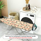 1-Piece Heart Pattern Love Striped  Ironing Board Cover, Universal Size, Without Board