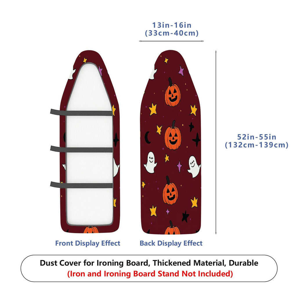 1-Piece Halloween Pumpkin Ghost Star  Ironing Board Cover, Universal Size, Without Board