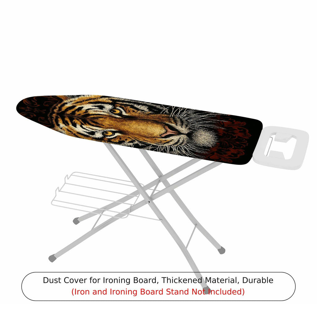 1-Piece Tiger Animal Wildlife  Ironing Board Cover, Universal Size, Without Board