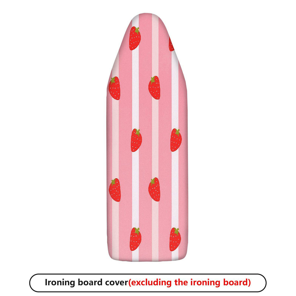 1-Piece Strawberry Fruits Pink  Ironing Board Cover, Universal Size, Without Board