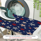 1-Piece Starry Patriotic Celebration  Ironing Board Cover, Universal Size, Without Board