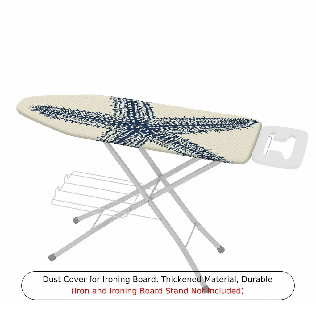 1-Piece Nautical Starfish Ocean  Ironing Board Cover, Universal Size, Without Board