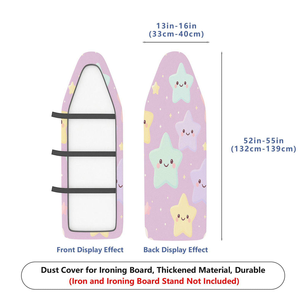 1-Piece Cute Star Pastel  Ironing Board Cover, Universal Size, Without Board