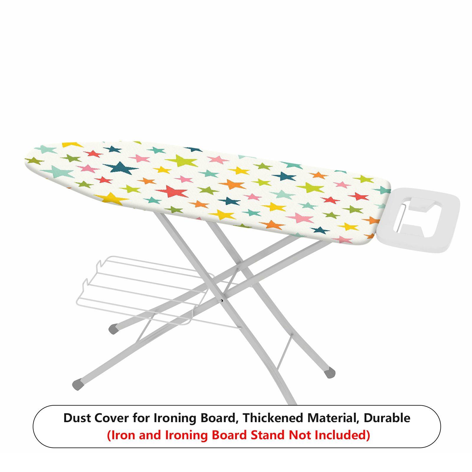 1-Piece Star Pattern Colorful Print Decorative  Ironing Board Cover, Universal Size, Without Board