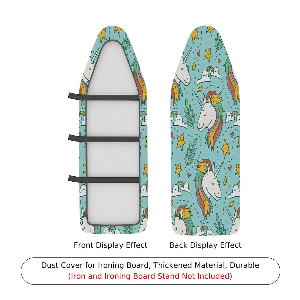 1-Piece Unicorn Star Colorful  Ironing Board Cover, Universal Size, Without Board