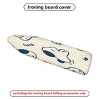 1-Piece Lucky Dog Happiness  Ironing Board Cover, Universal Size, Without Board