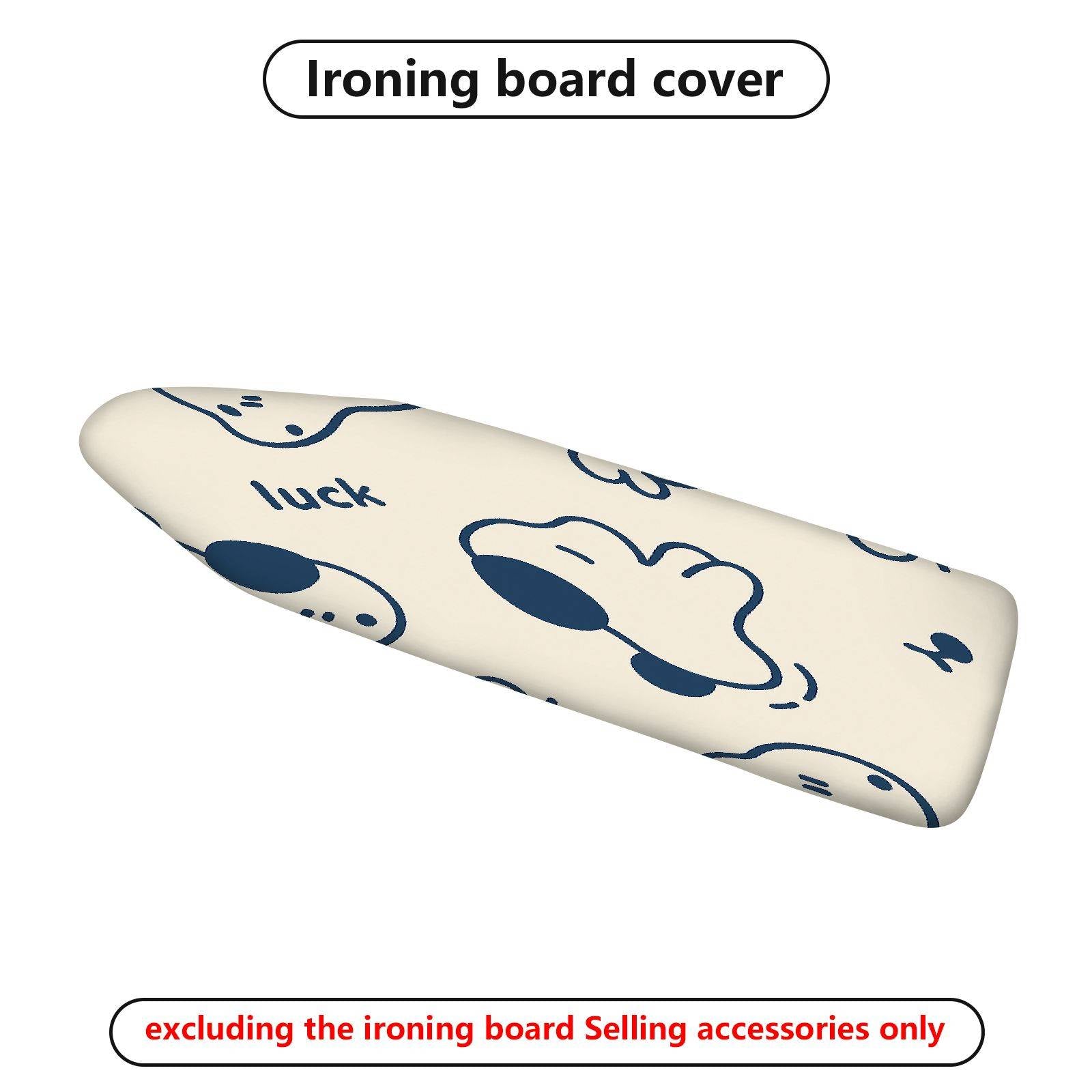 1-Piece Lucky Dog Happiness  Ironing Board Cover, Universal Size, Without Board