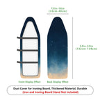 1-Piece Starry Sky Night Galaxy  Ironing Board Cover, Universal Size, Without Board
