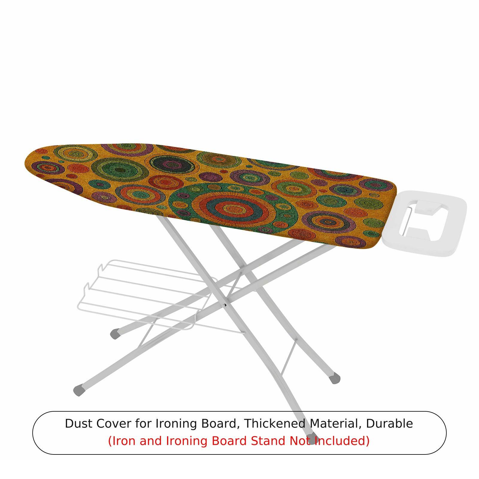 1-Piece Colorful Abstract Retro  Ironing Board Cover, Universal Size, Without Board