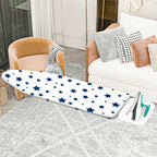 1-Piece Star Pattern Blue White  Ironing Board Cover, Universal Size, Without Board