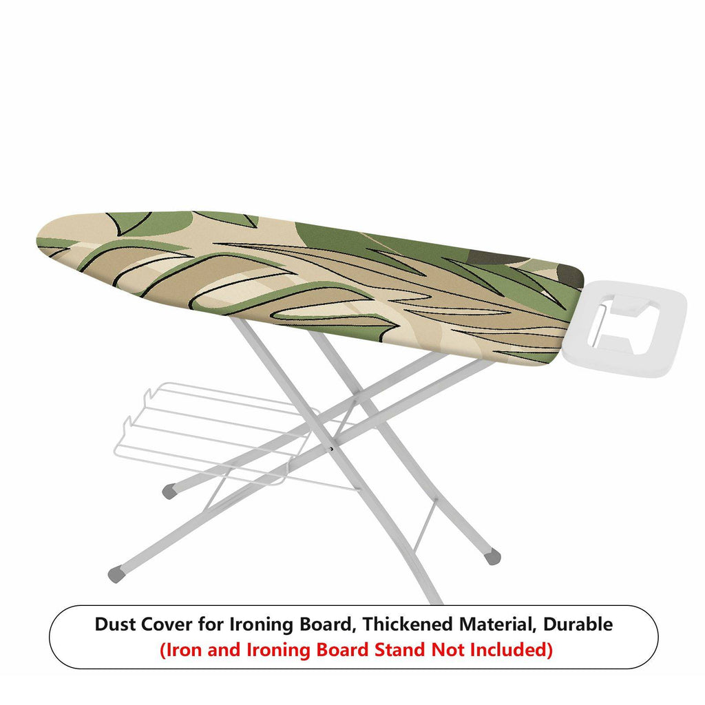 1-Piece Tropical Jungle Camouflage Green  Ironing Board Cover, Universal Size, Without Board