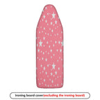 1-Piece Pink Star Pattern Sky Galaxy  Ironing Board Cover, Universal Size, Without Board