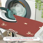 1-Piece Star Bow Plaid  Ironing Board Cover, Universal Size, Without Board