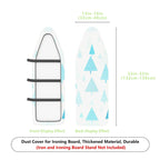 1-Piece Christmas Tree Geometric White  Ironing Board Cover, Universal Size, Without Board