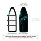 1-Piece Cat Butterfly Glow  Ironing Board Cover, Universal Size, Without Board