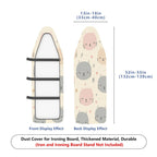 1-Piece Cat Heart Cute  Ironing Board Cover, Universal Size, Without Board