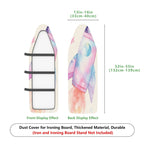 1-Piece Rocket Space Stars  Ironing Board Cover, Universal Size, Without Board