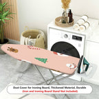 1-Piece Christmas Santa Snowman Candy Cane  Ironing Board Cover, Universal Size, Without Board