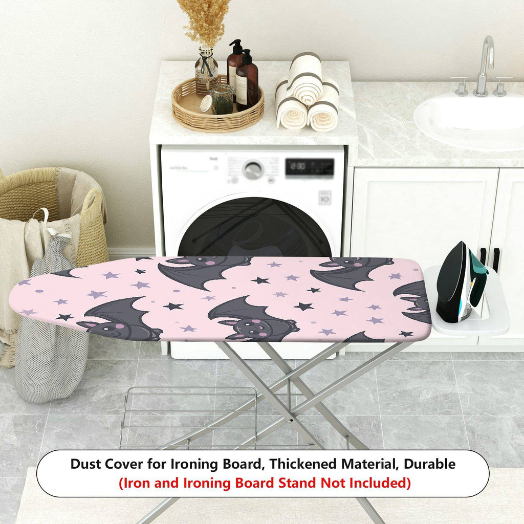 1-Piece Bat Stars Pink  Ironing Board Cover, Universal Size, Without Board