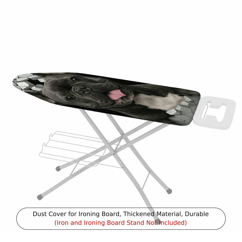 1-Piece Dog Black Cute  Ironing Board Cover, Universal Size, Without Board