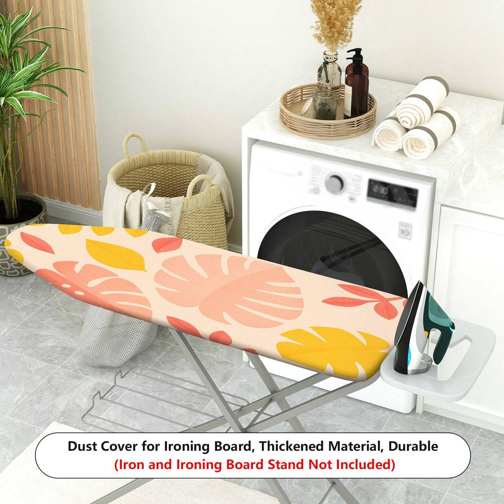 1-Piece Tropical Floral Leaf  Ironing Board Cover, Universal Size, Without Board
