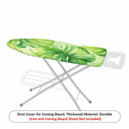 1-Piece Tropical Leaf Pattern Green Decorative  Ironing Board Cover, Universal Size, Without Board