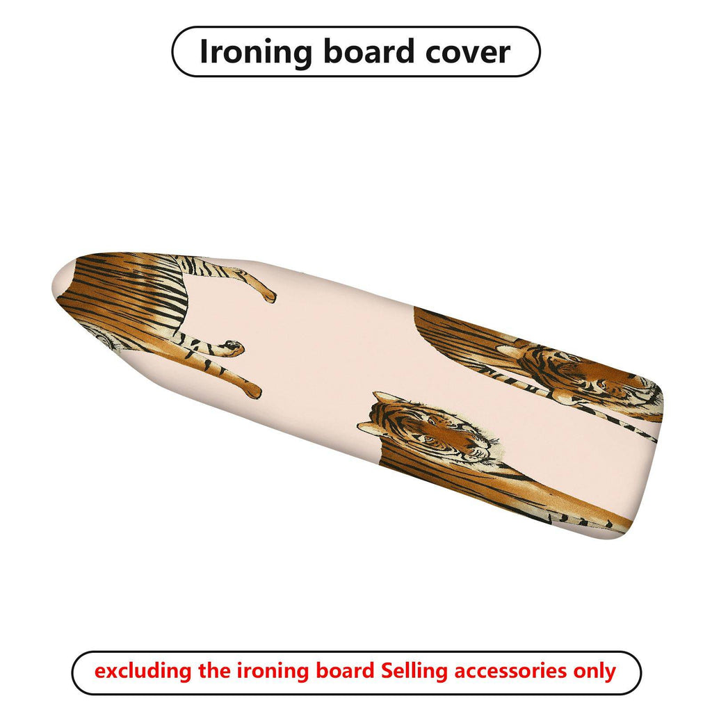 1-Piece Tiger Animal Print Striped  Ironing Board Cover, Universal Size, Without Board