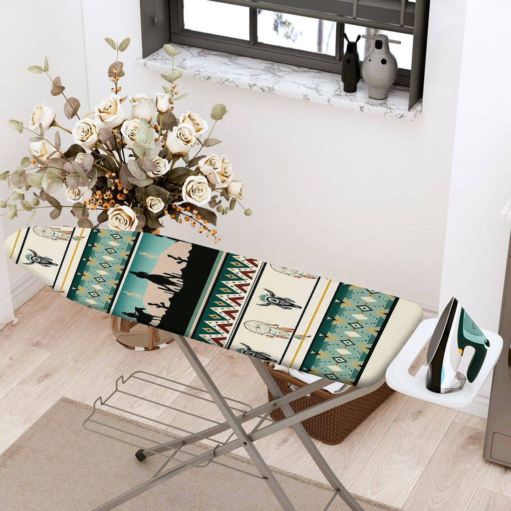 1-Piece Bohemian Geometric Dreamcatcher  Ironing Board Cover, Universal Size, Without Board