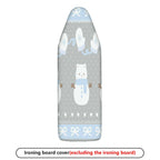 1-Piece Snowflake Mittens Cat  Ironing Board Cover, Universal Size, Without Board