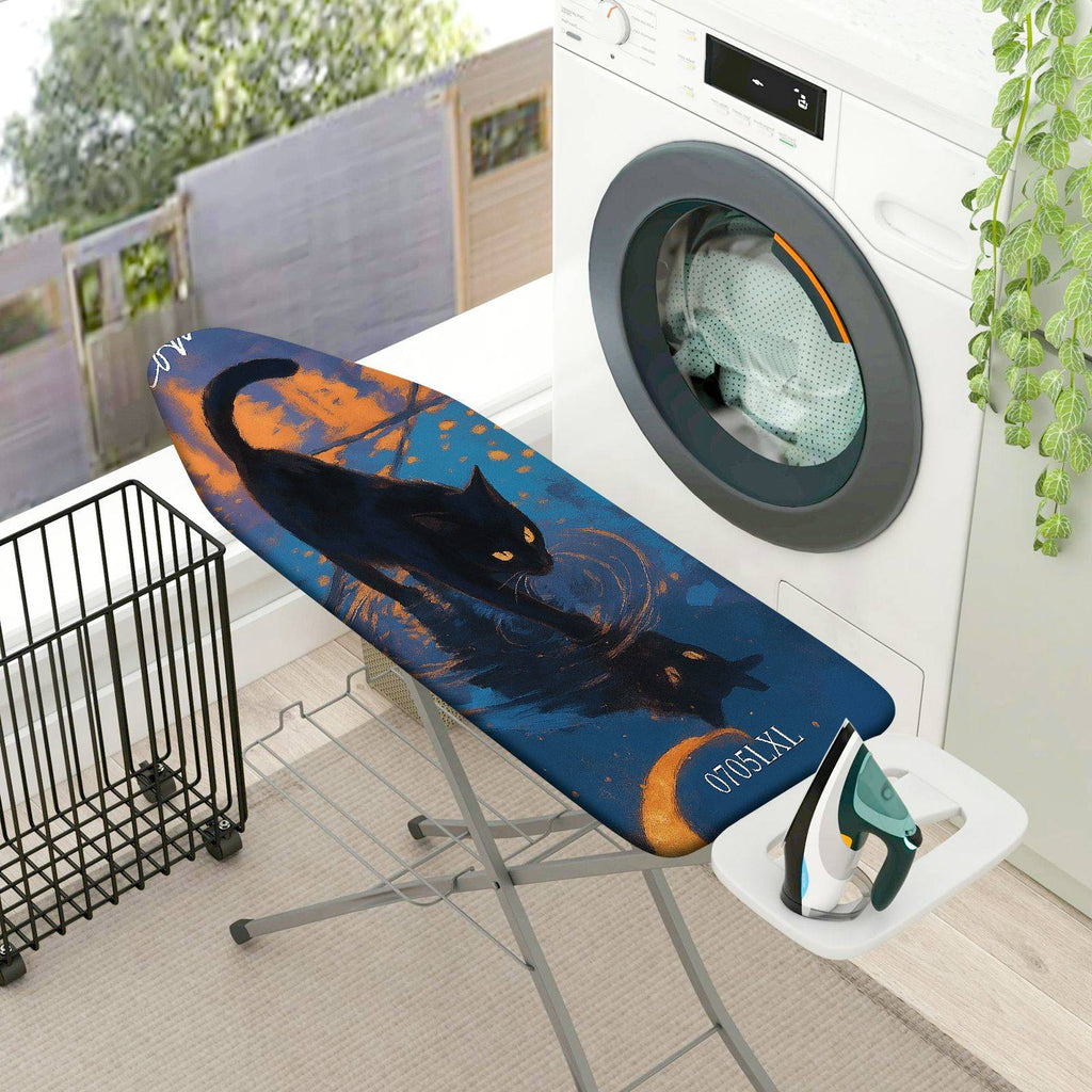 1-Piece cat starry night galaxy  Ironing Board Cover, Universal Size, Without Board