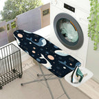 1-Piece Whale Starry Sky Ocean  Ironing Board Cover, Universal Size, Without Board
