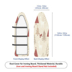1-Piece Christmas Reindeer Tree  Ironing Board Cover, Universal Size, Without Board