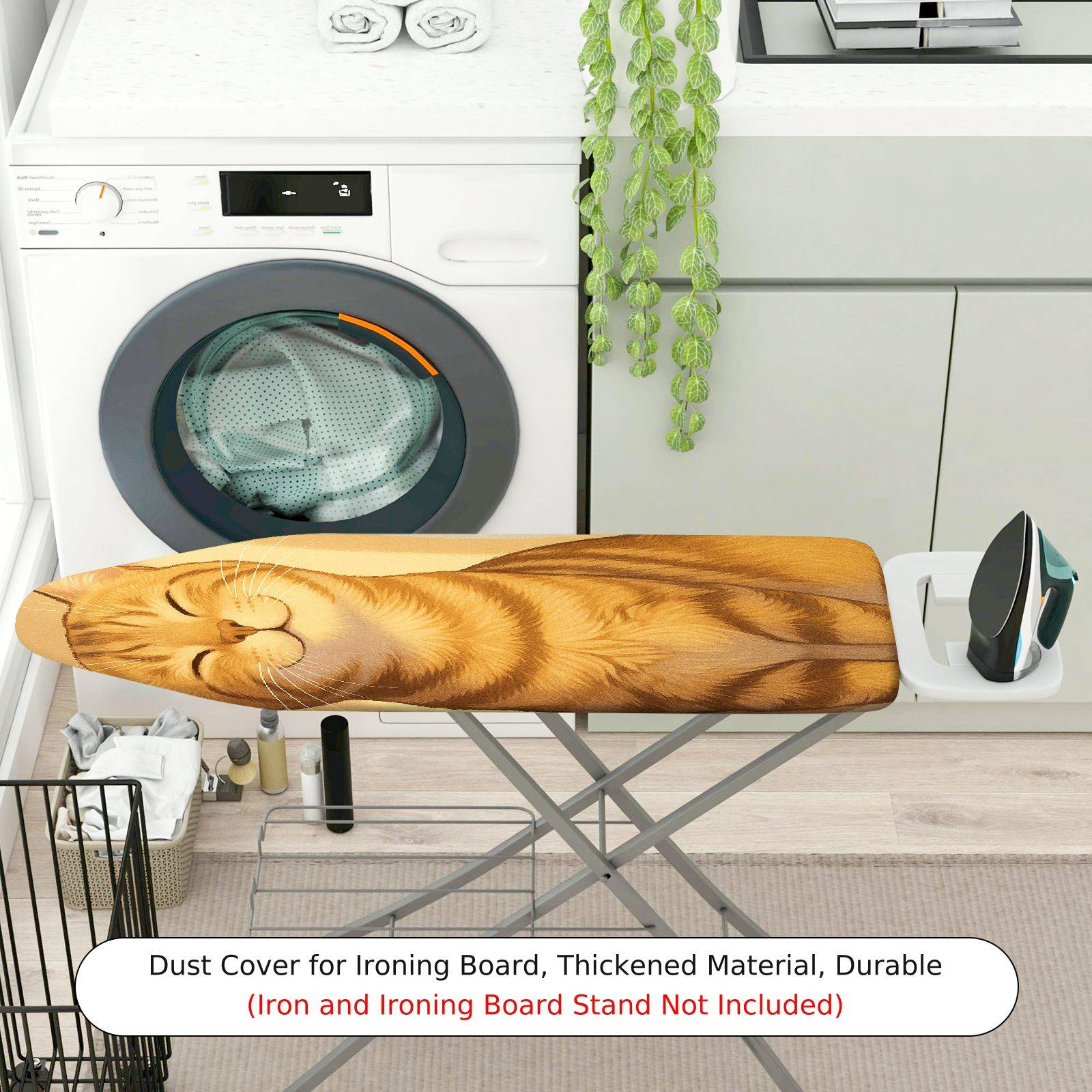1-Piece Cute Cat Animal Fun  Ironing Board Cover, Universal Size, Without Board
