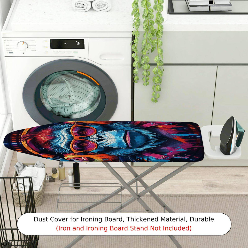 1-Piece Animal Art Funky Gorilla  Ironing Board Cover, Universal Size, Without Board