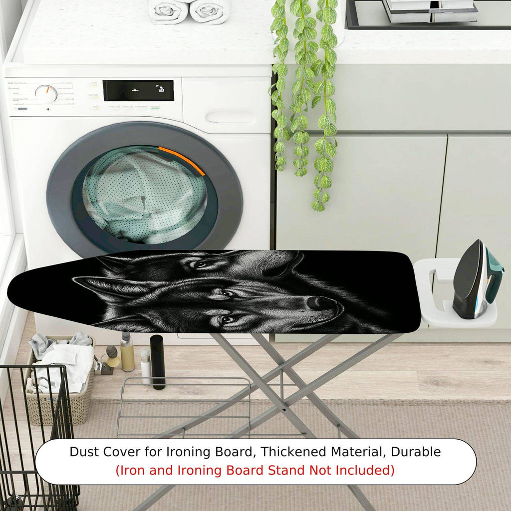 1-Piece Wolf Animal Nature  Ironing Board Cover, Universal Size, Without Board
