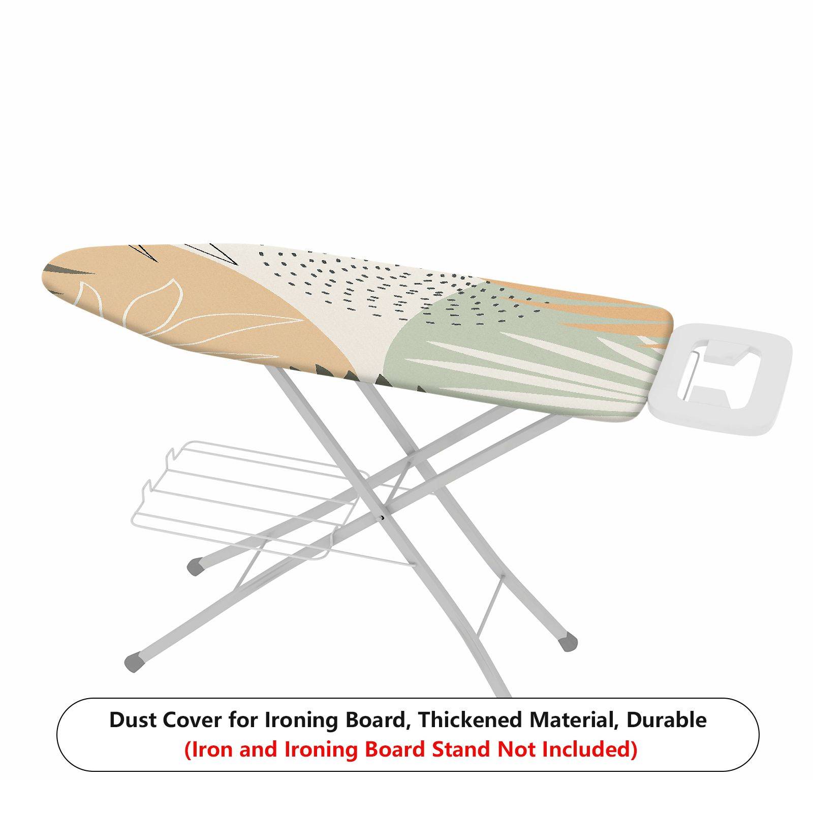 1-Piece Tropical Leaf Artistic Pattern Abstract  Ironing Board Cover, Universal Size, Without Board