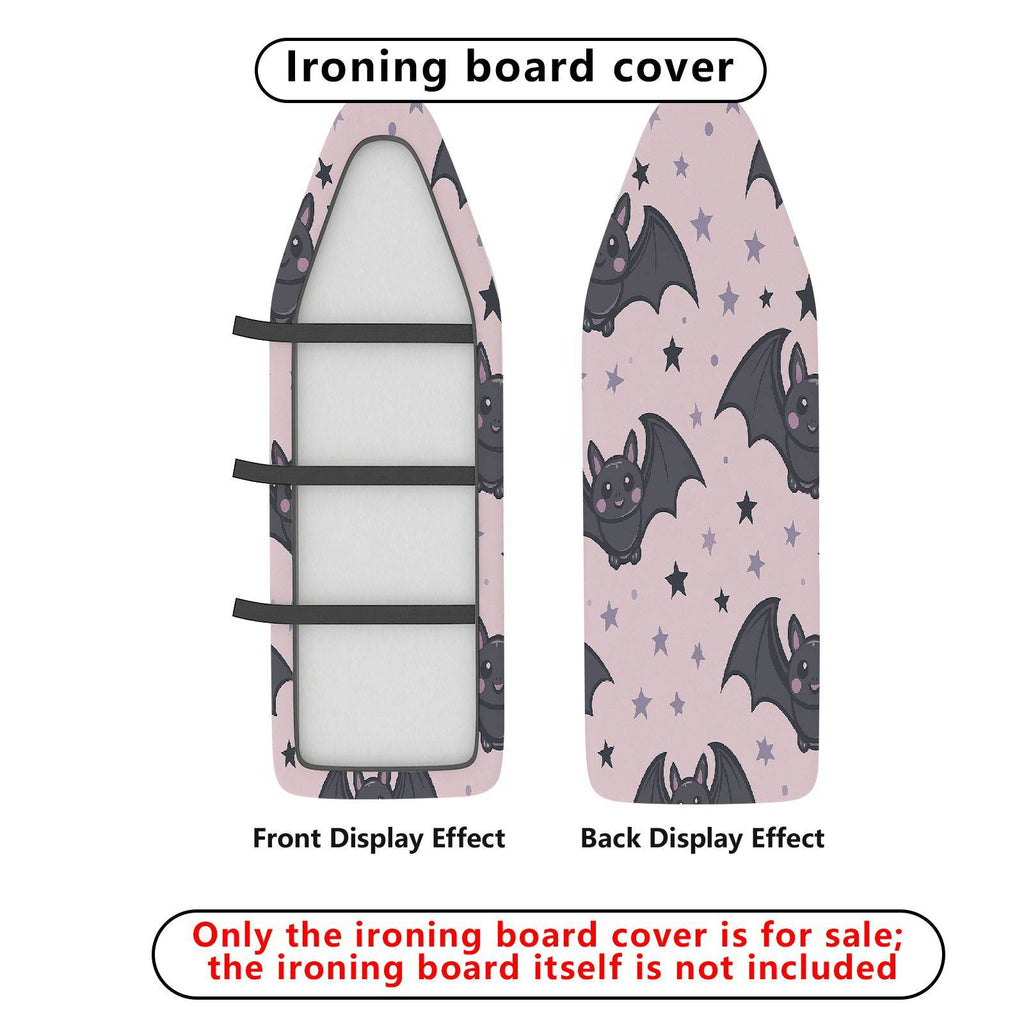 1-Piece Bat Stars Pink  Ironing Board Cover, Universal Size, Without Board