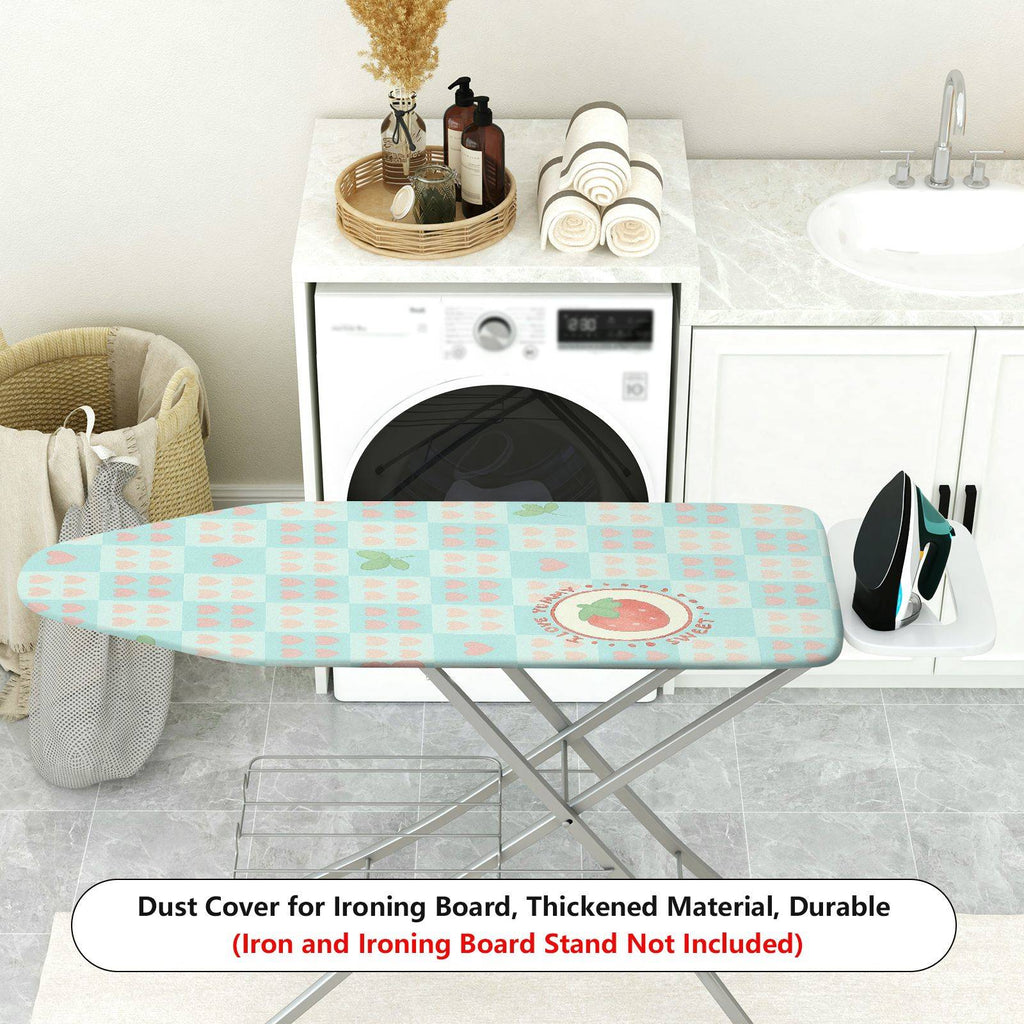 1-Piece Strawberry Heart Pattern Sweet  Ironing Board Cover, Universal Size, Without Board