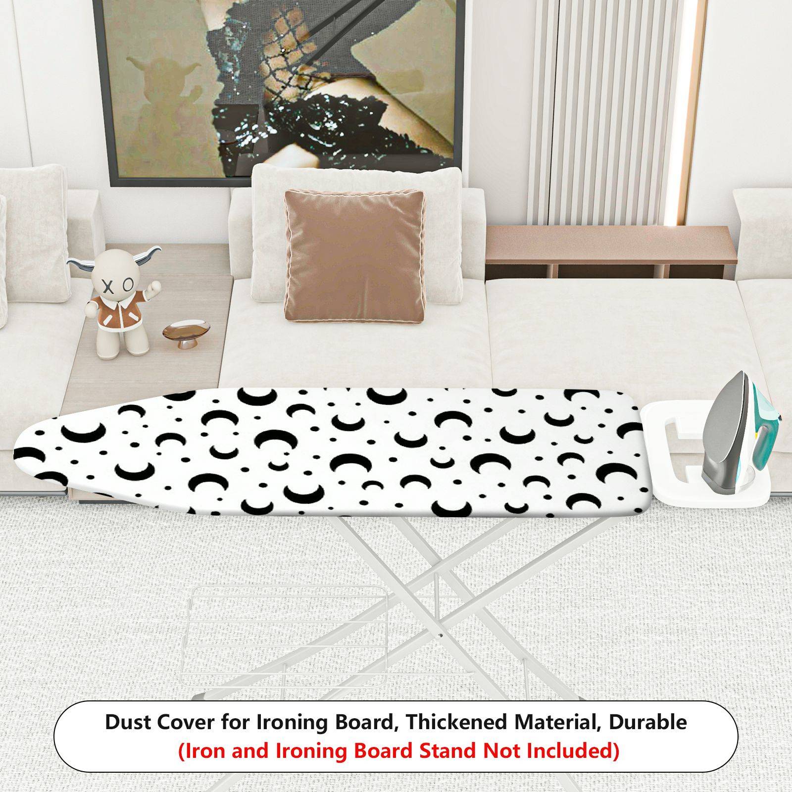 1-Piece Moon Star Celestial  Ironing Board Cover, Universal Size, Without Board