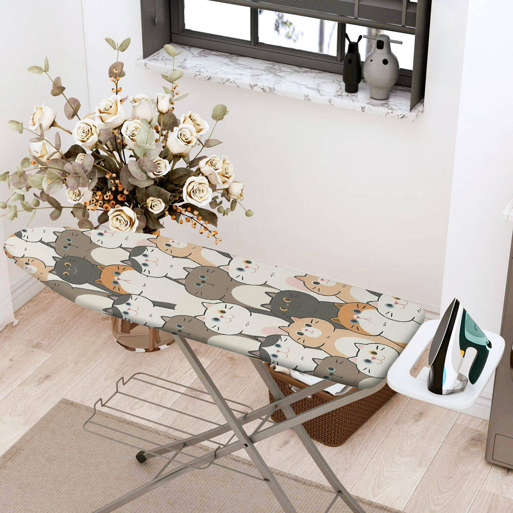 1-Piece Cat Pattern Cute Animal  Ironing Board Cover, Universal Size, Without Board
