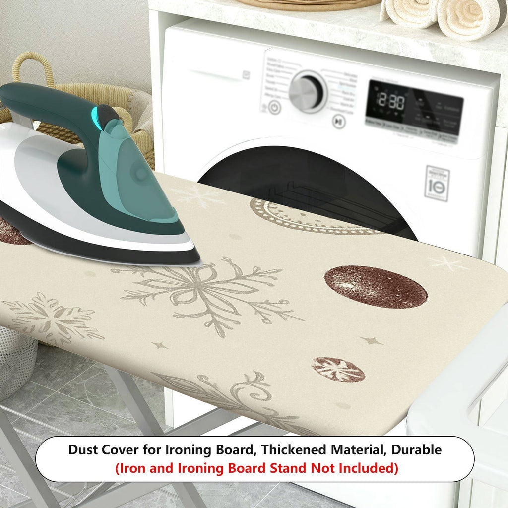 1-Piece Christmas Gift Snowflake Bow  Ironing Board Cover, Universal Size, Without Board