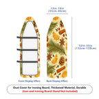 1-Piece Pine Cone Orange Star Anise  Ironing Board Cover, Universal Size, Without Board