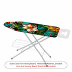 1-Piece Tropical Parrot Flower  Ironing Board Cover, Universal Size, Without Board